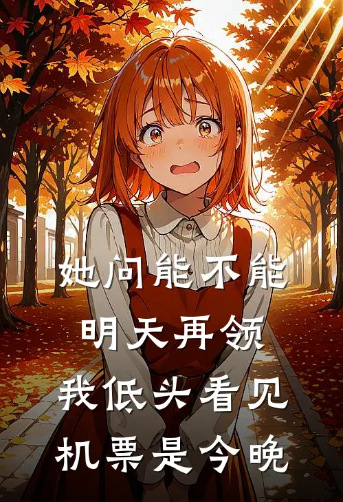 她问能不能明天再领,我低头看见机票是今晚名