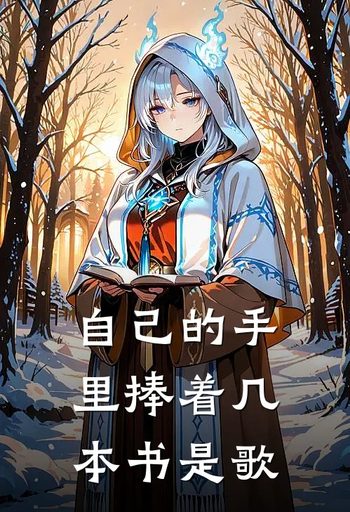 自己的手里捧着几本书是歌