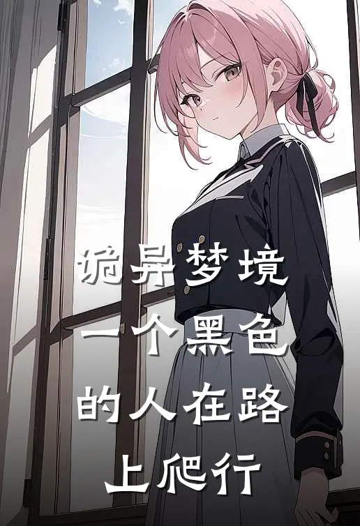 诡异梦境一个黑色的人在路上爬行