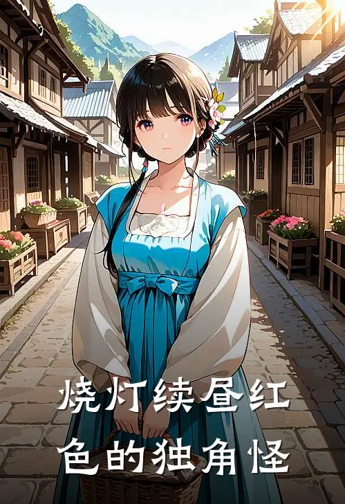 烧灯续昼红色的独角怪