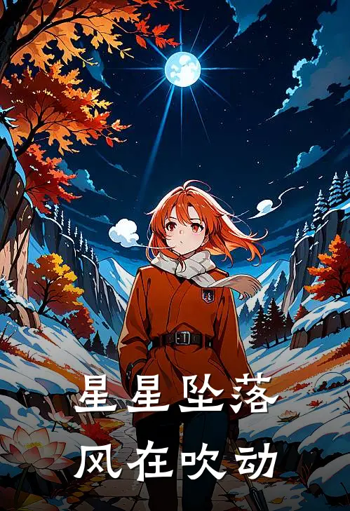 星星坠落风在吹动