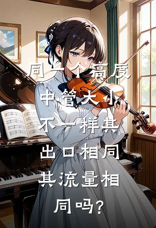 同一个高度,中管大小不一样其出口相同,其流量相同吗?