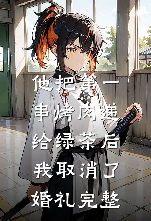 他把第一串烤肉递给绿茶后，我取消了婚礼完整