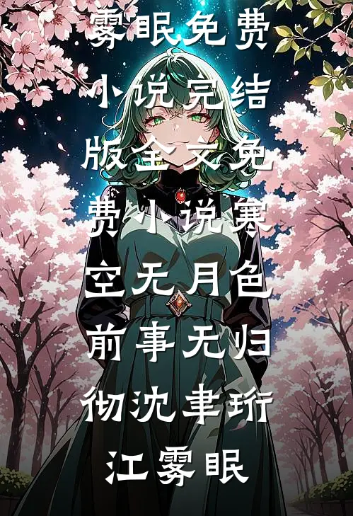 寒空无月色，前事无归彻沈聿珩江雾眠免费小说完结版_全文免费小说寒空无月色，前事无归彻(沈聿珩江雾眠)