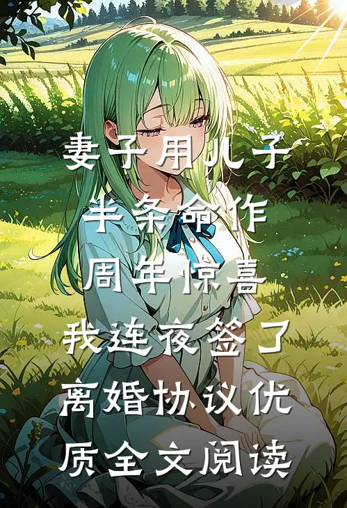 妻子用儿子半条命作周年惊喜，我连夜签了离婚协议优质全文阅读