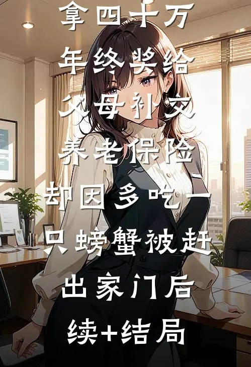 拿四十万年终奖给父母补交养老保险，却因多吃一只螃蟹被赶出家门后续+结局