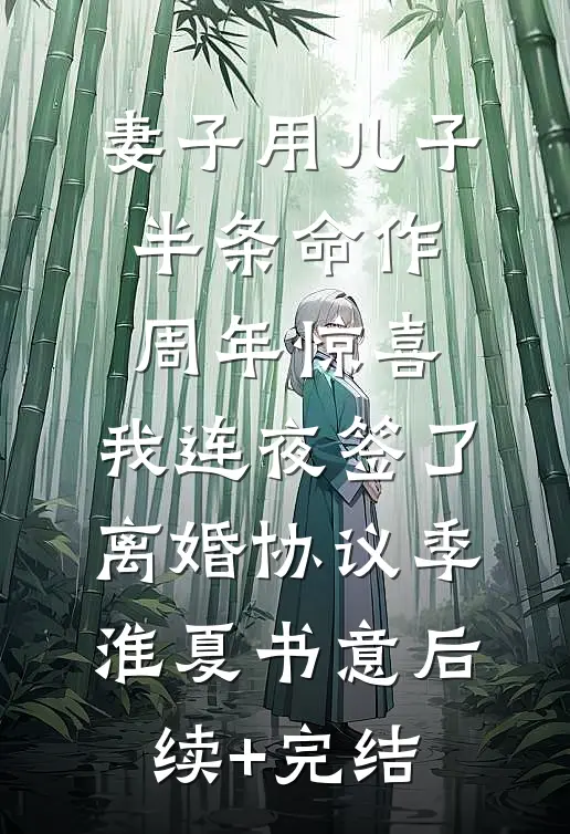 妻子用儿子半条命作周年惊喜，我连夜签了离婚协议季淮夏书意后续+完结